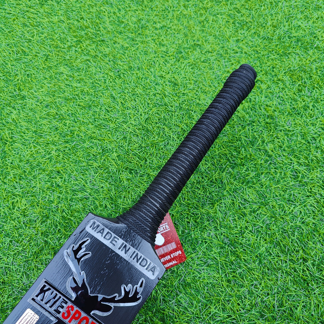 Kwesports Venom Pro Kashmir willow Hard tennis bat - Black Fury