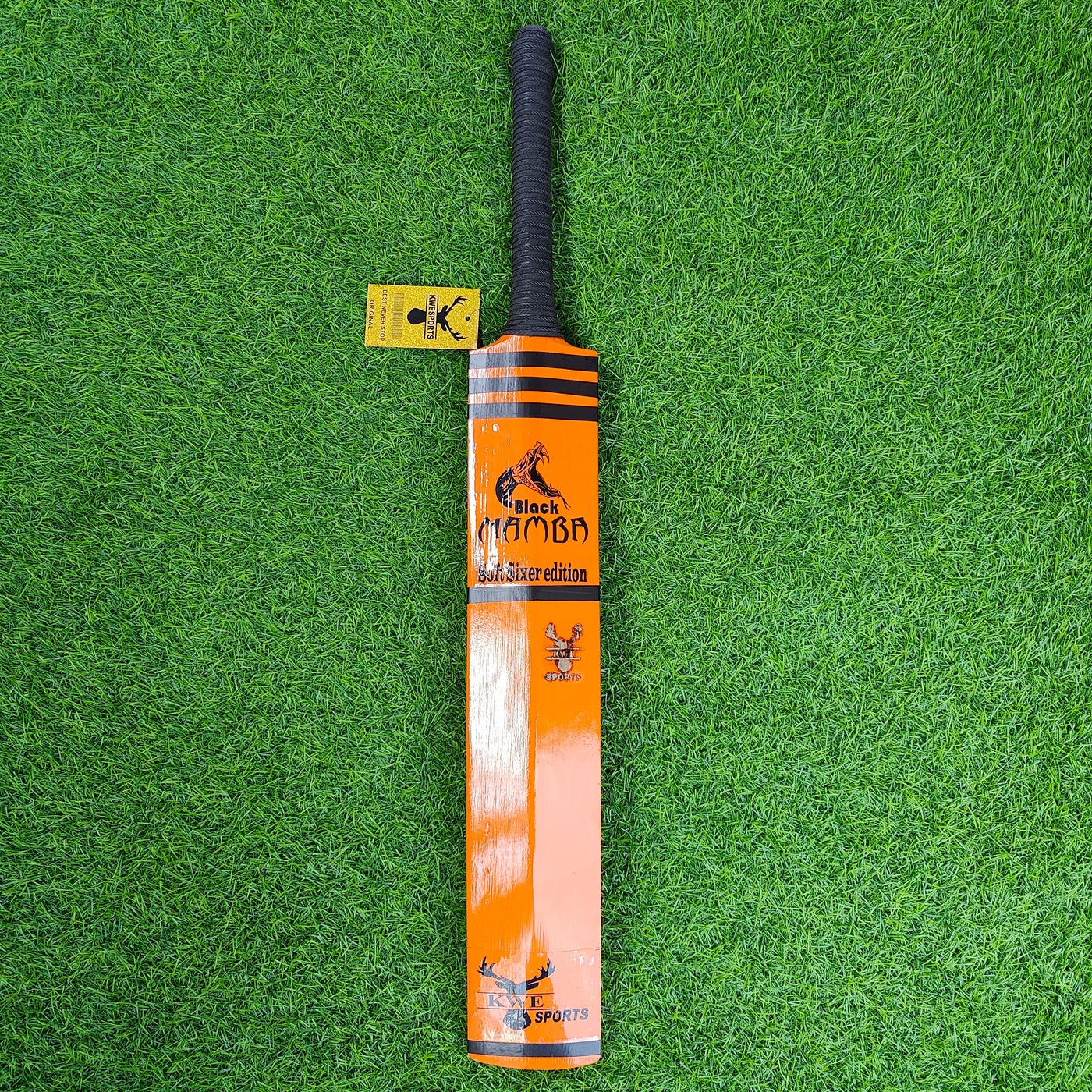 Black Mamba Bat - Soft Tennis Bat - Orange