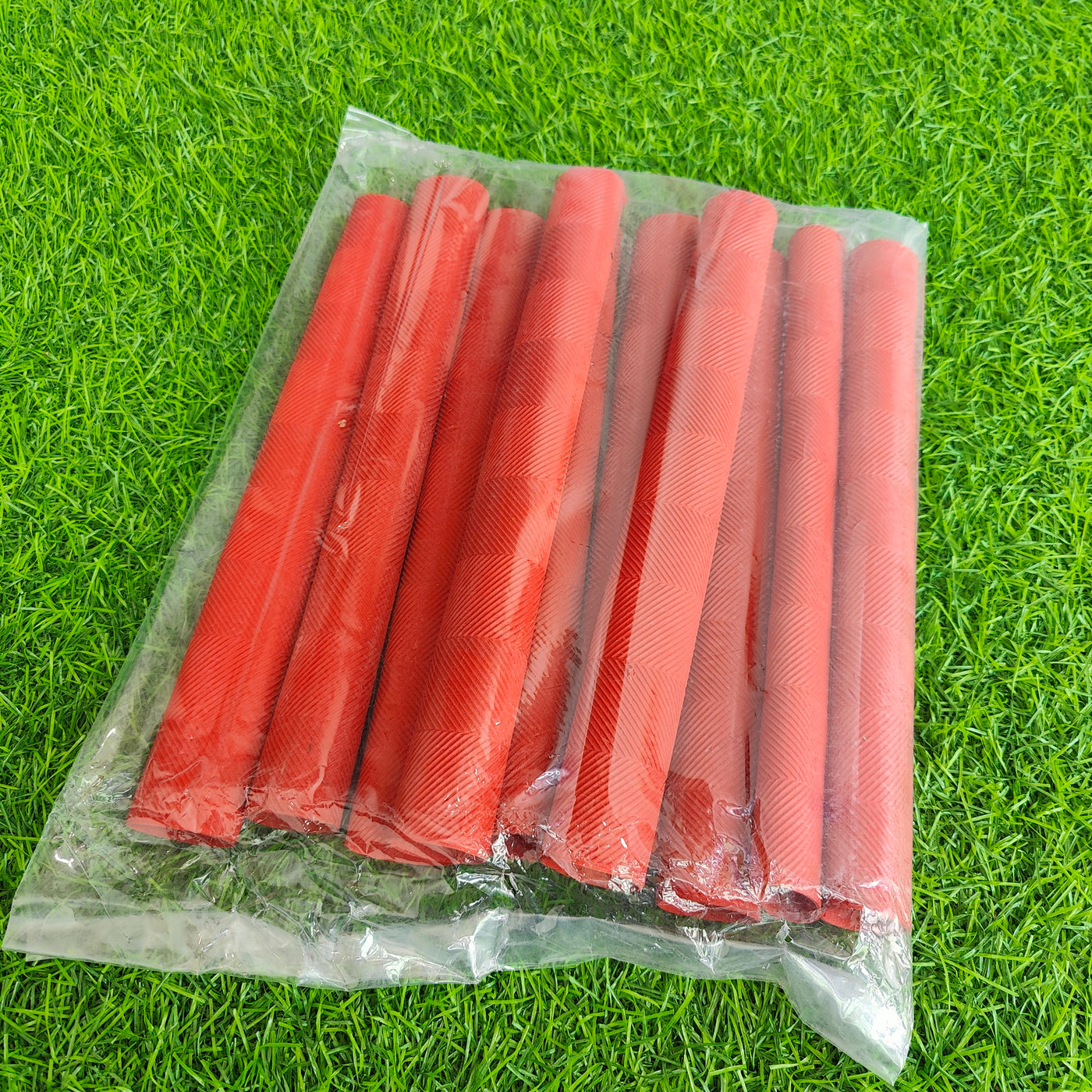 Chevron Cricket Bat Grip Red - (pack of 10)