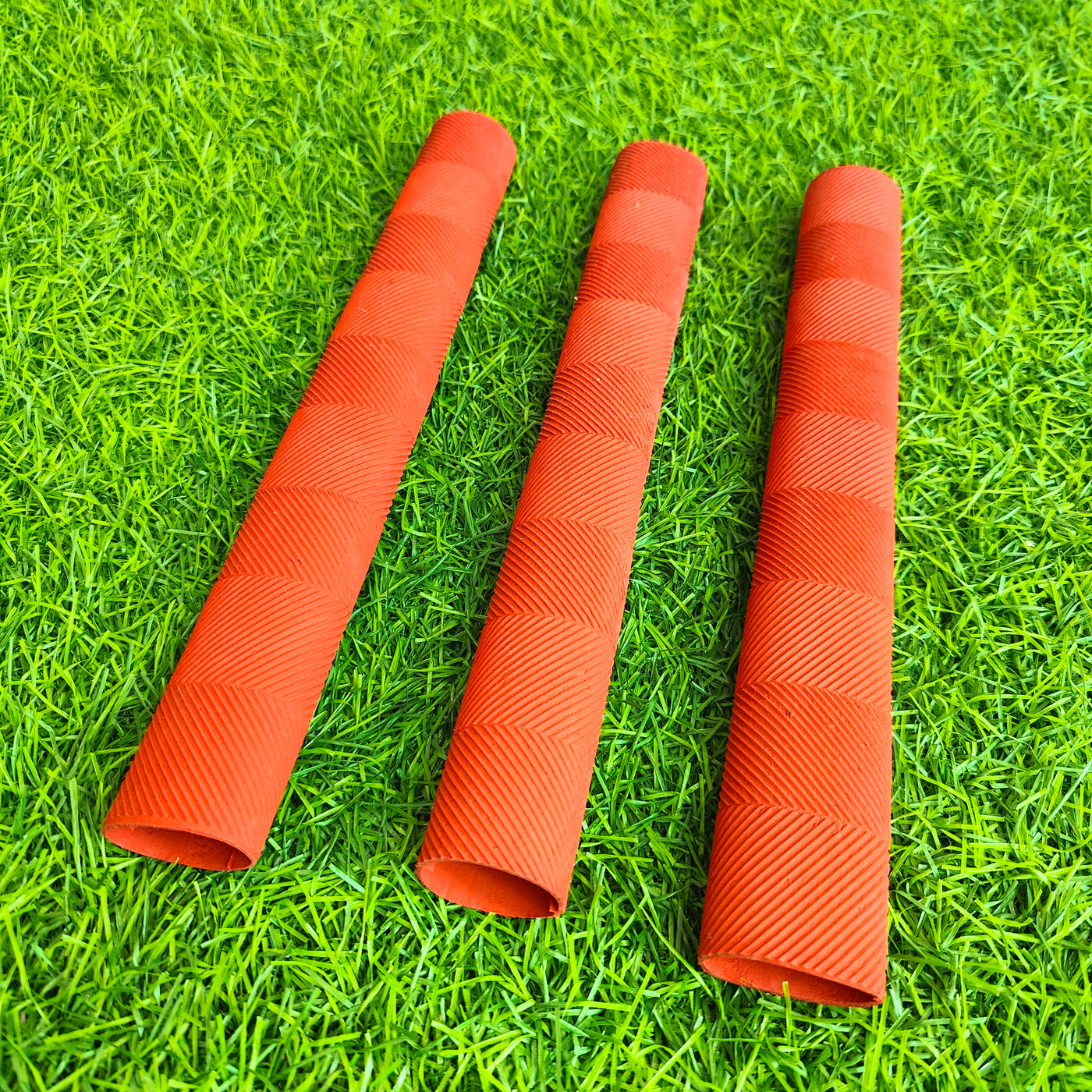Chevron Cricket Bat Grip Red - (pack of 10)