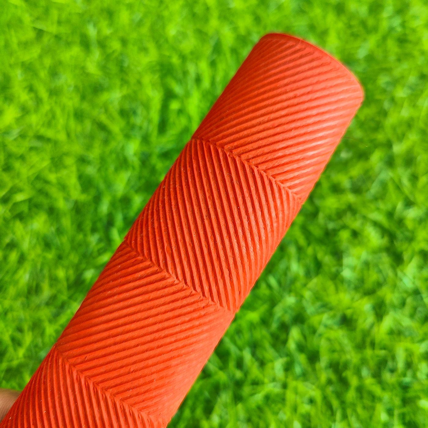 4 Impugnature Per Mazza Da Cricket CHEVRON – Rosse E Bianche – Scorta Australiana
