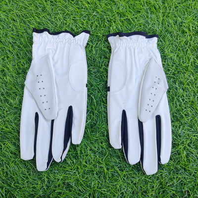 Kwesports pro leather tennis batting gloves - black color