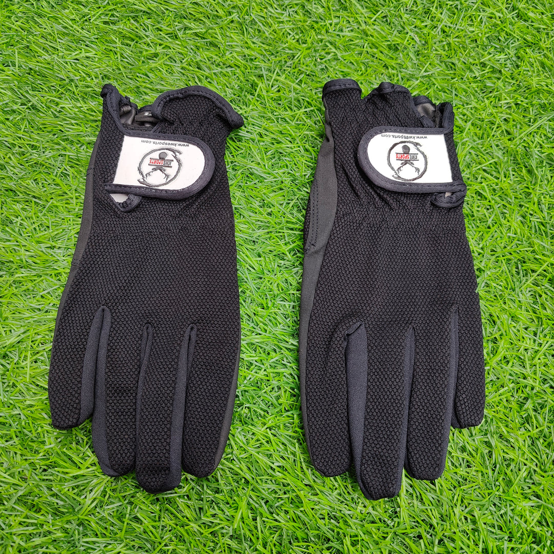 KWESPORTS PRO POPCON TENNIS BATTING PAIR OF GLOVES BLACK Kwesports