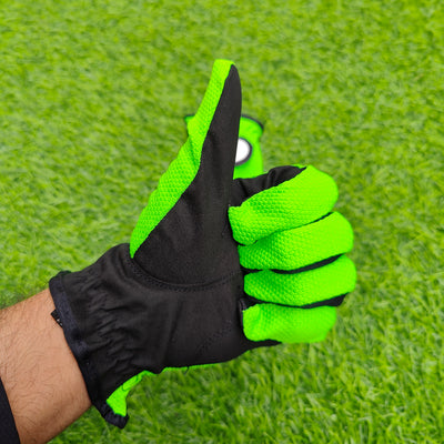 KWESPORTS PRO POPCON TENNIS BATTING PAIR OF GLOVES- GREEN