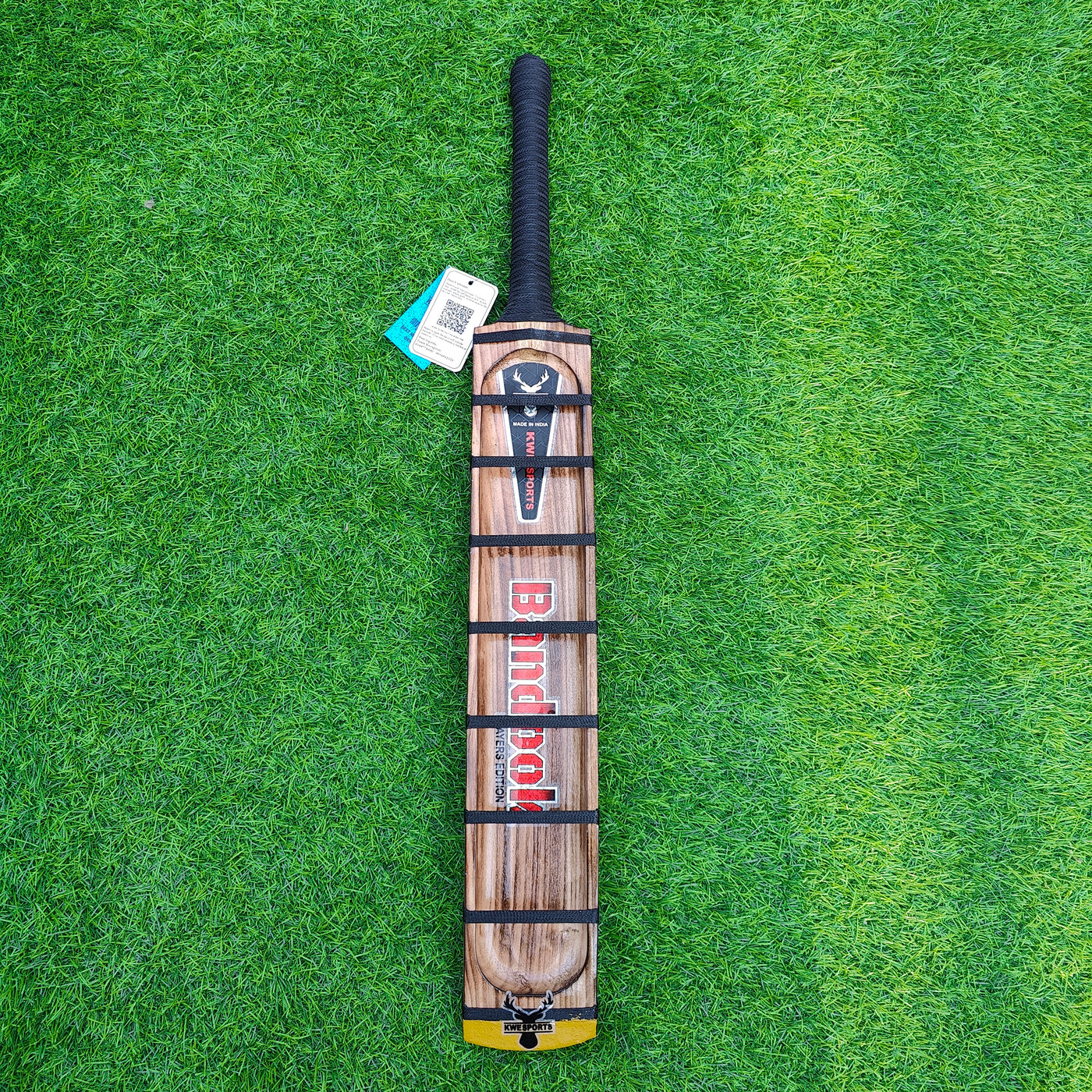 Bandook Burn Edition Kerala Style Double Blade - Hard Tennis Bat