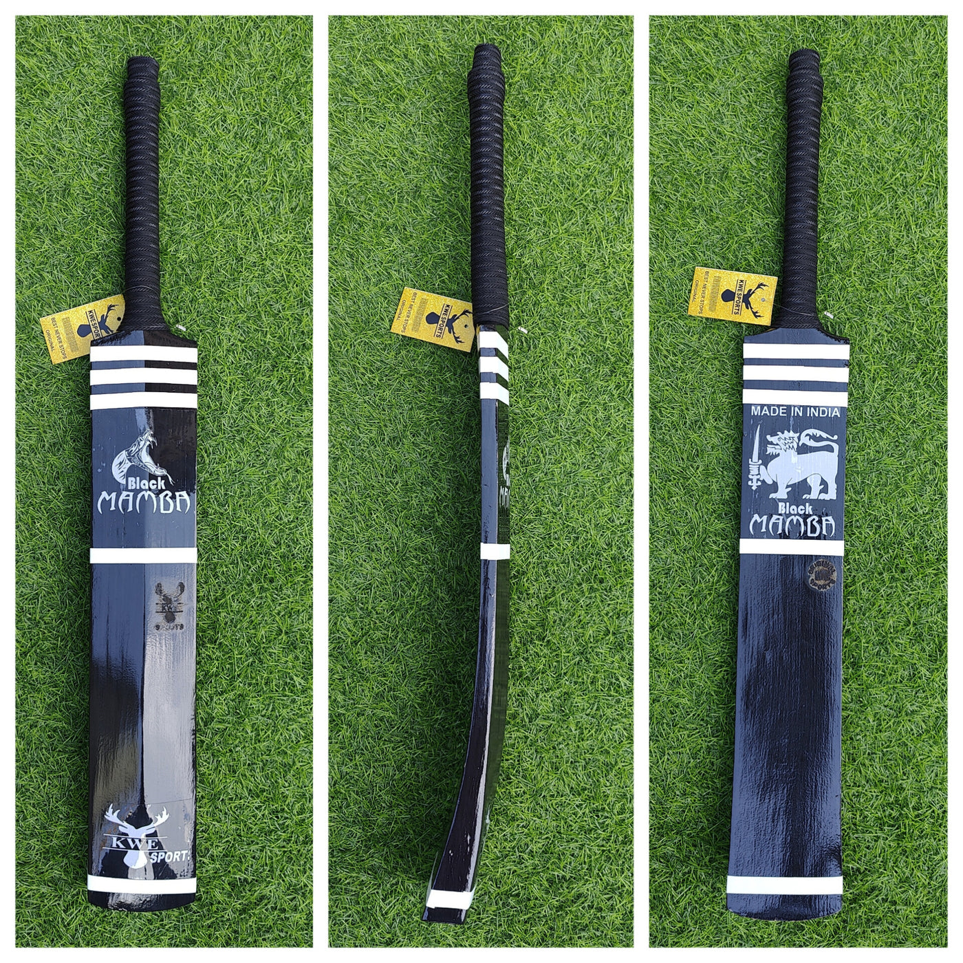 Black Mamba Bat - Hard Tennis Bat - Black