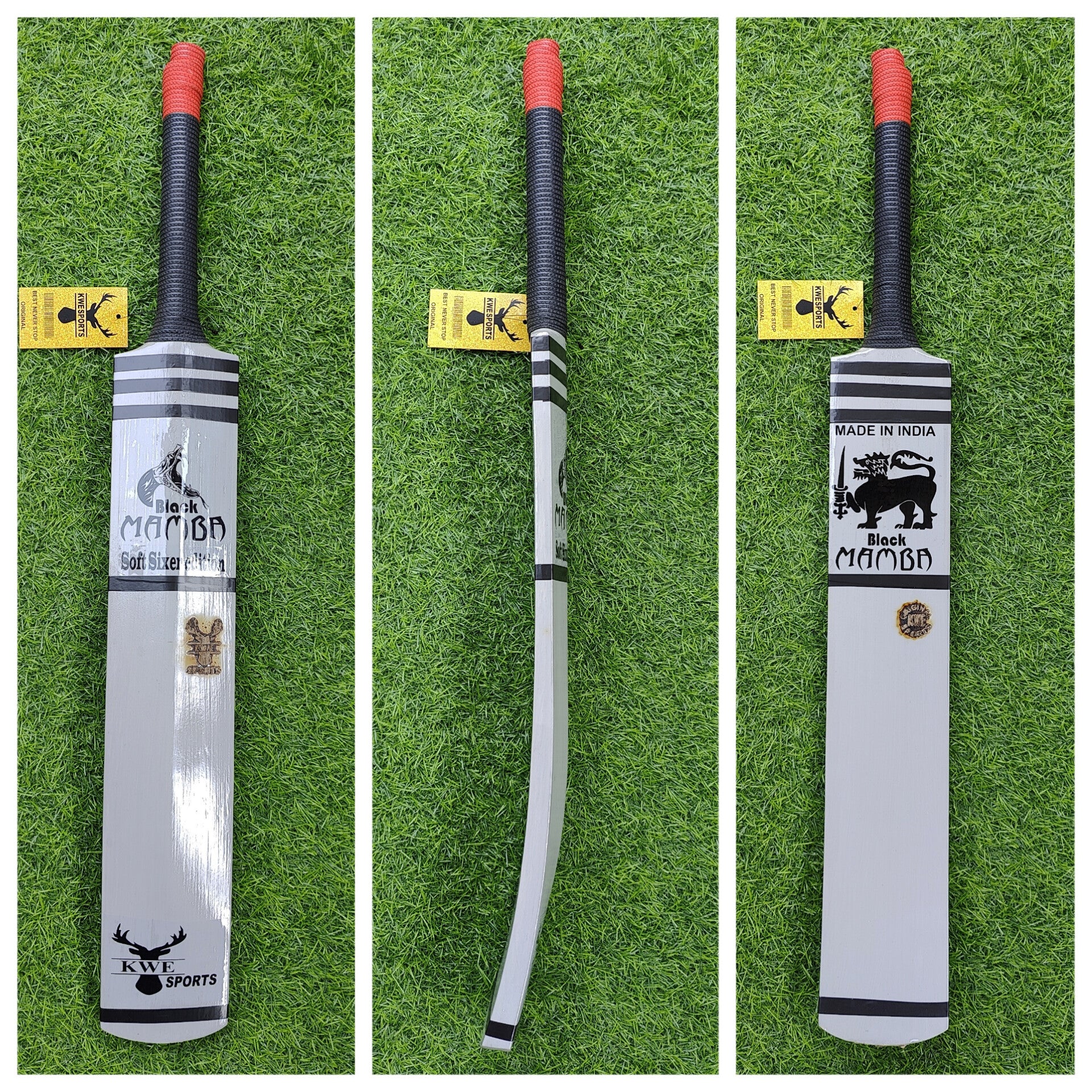 Black Mamba Bat - Soft Tennis Bat - Grey – Kwesports