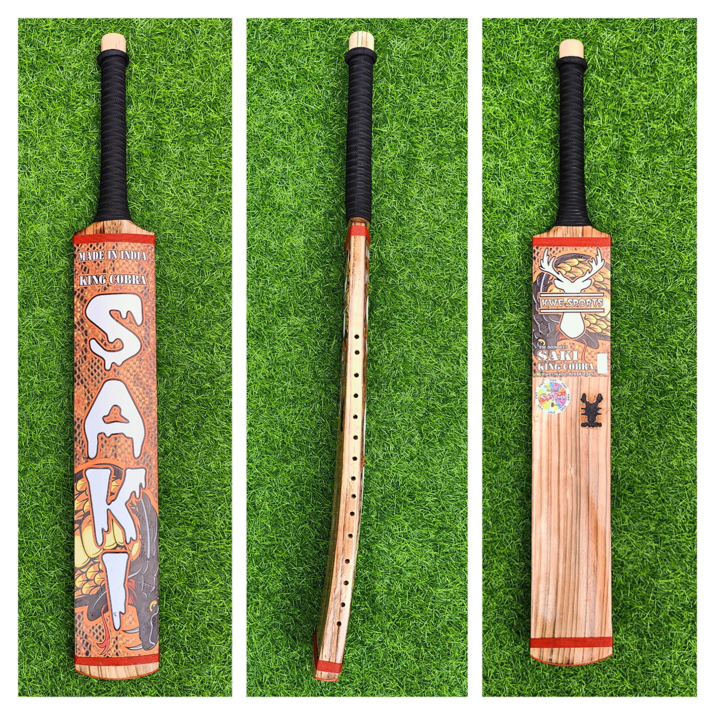 Kwesports Saki King Cobra - Hard Tennis Bat -  Burn Edition